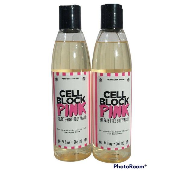 Perfectly Posh Other - Cell Block Pink Body Wash Perfectly Posh - Set of 2